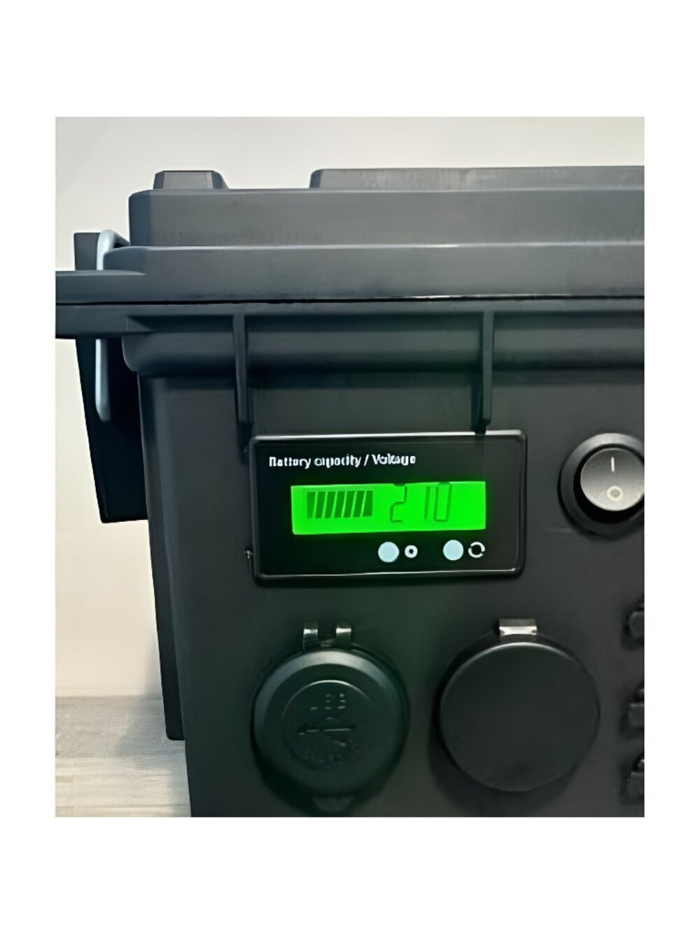 DC 12V 24V 36V 48V 60V 72V 84V Golf Cart Battery Meter with Alarm, Front Setting